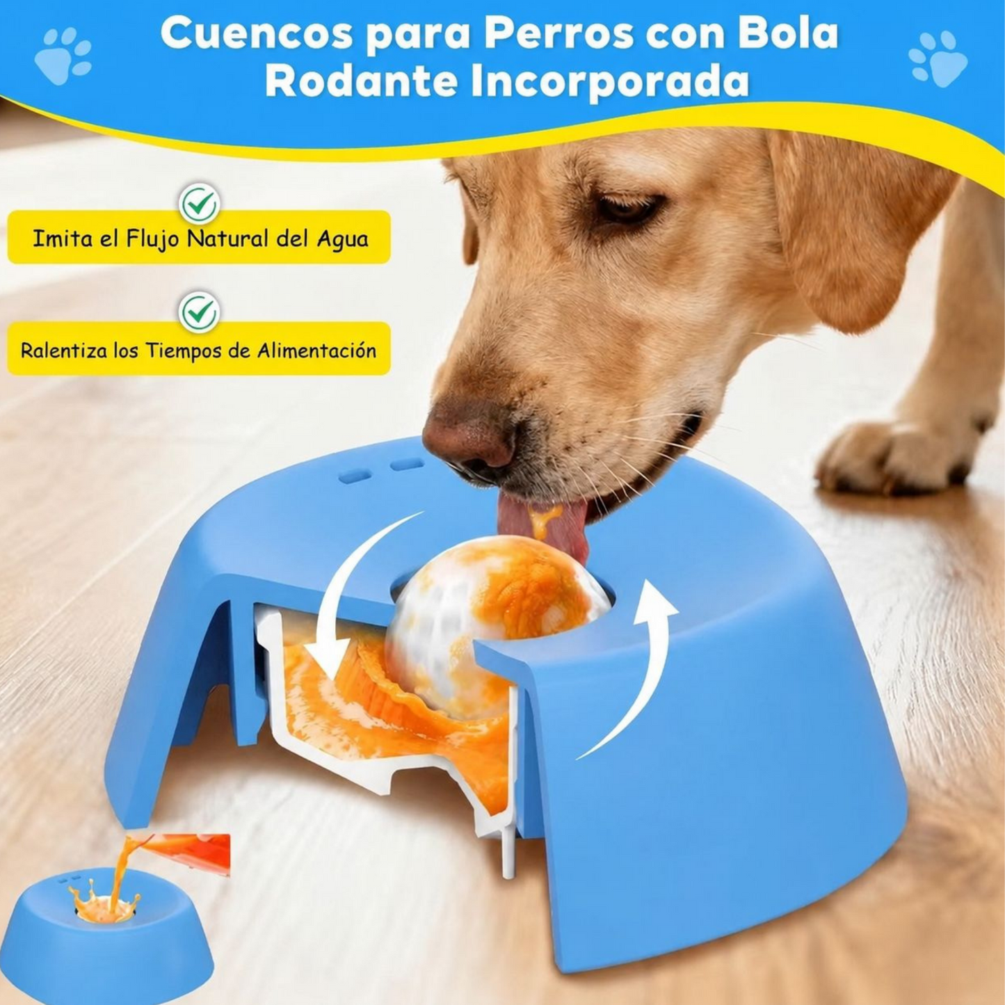 Comedero Para Mascotas Antideslizantes