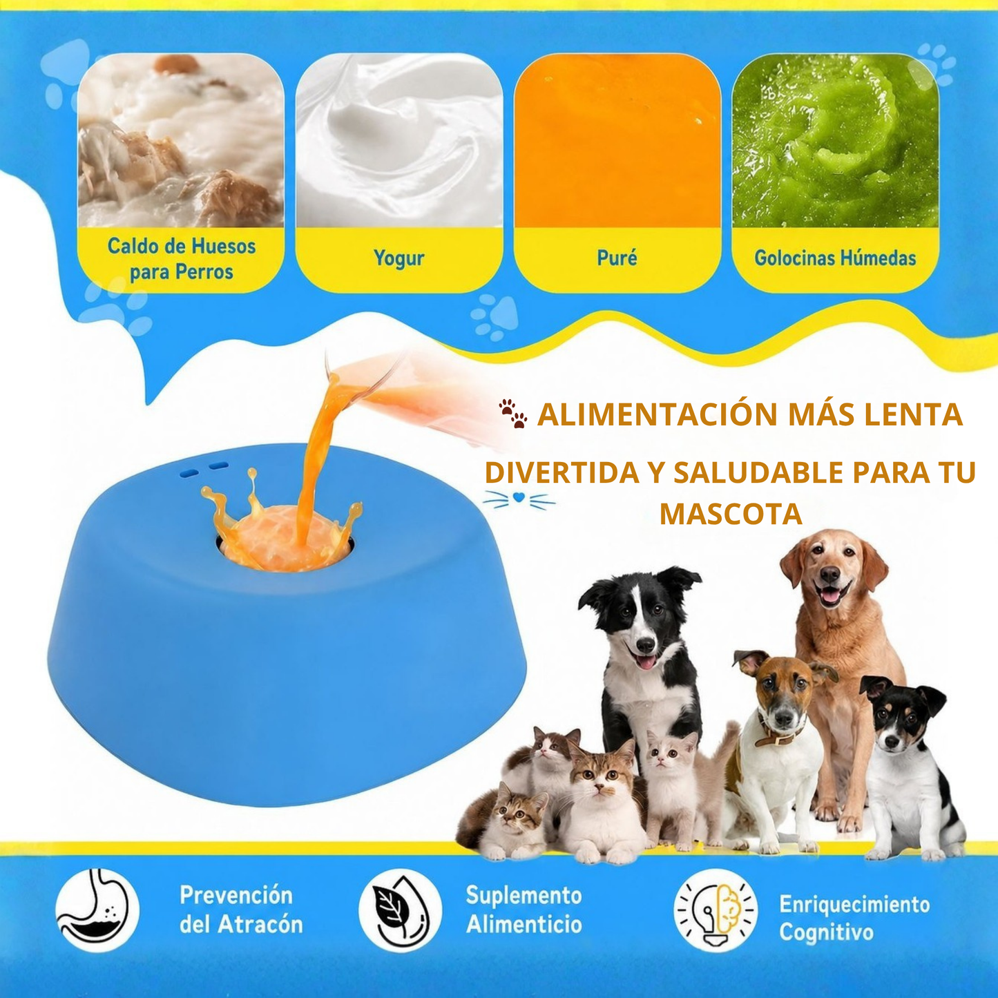 Comedero Para Mascotas Antideslizantes